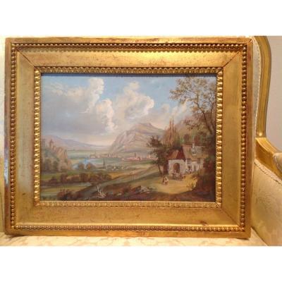 Gouache On Paper D End Time XVIII Or Beginning XIX